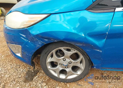 2012 Ford Fiesta Sel из США, поврежденный, VIN 3FADP4CJ1CM204466